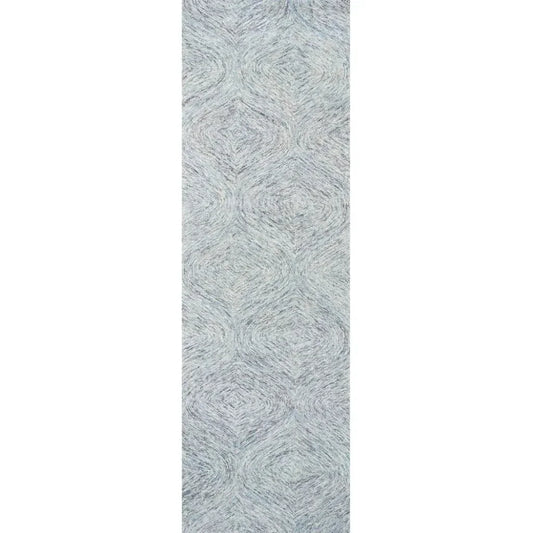 Cheu Wool Blue Hallway Kitchen Runner Rug - LOOMLAN - LOOMLAN - Area Rugs