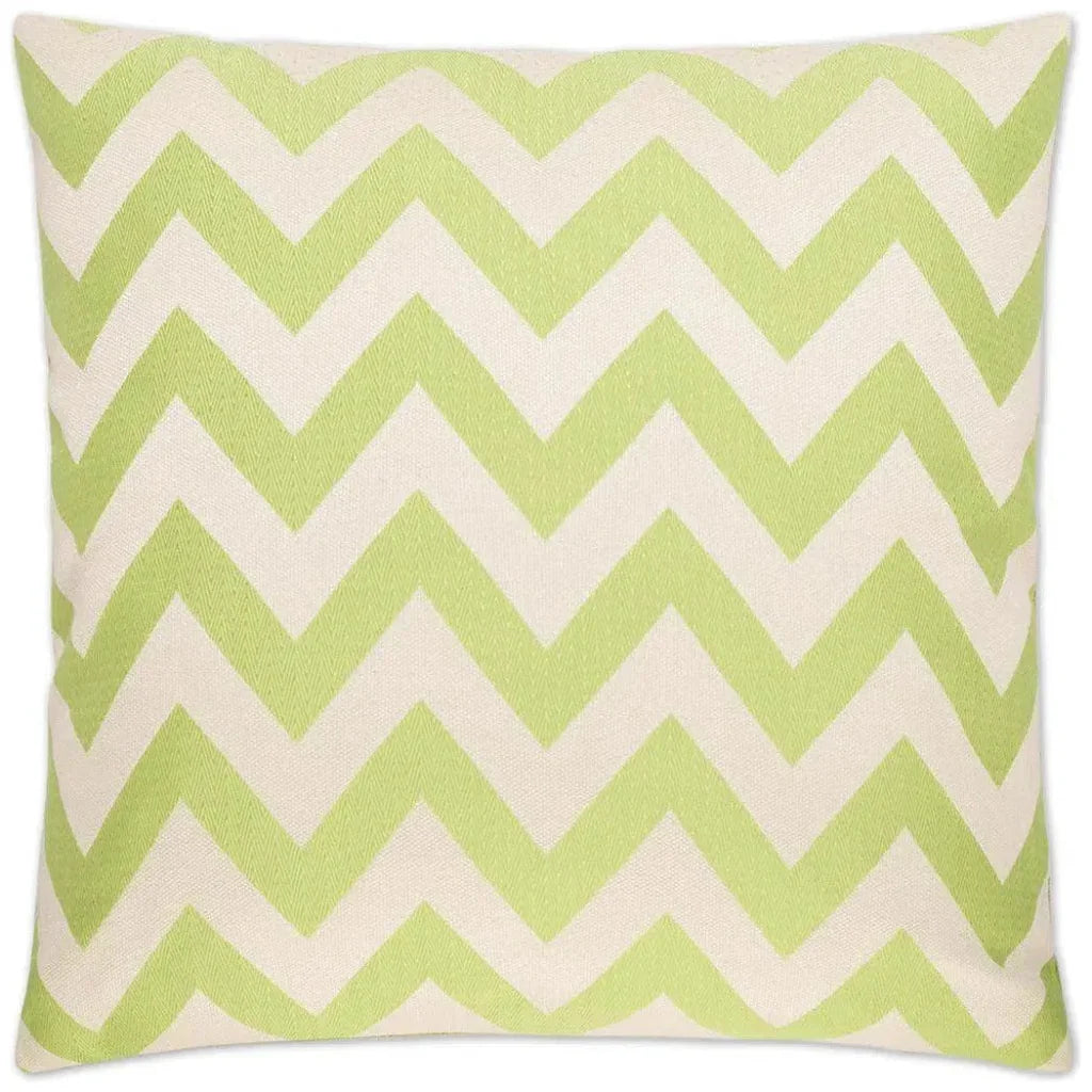 Chevron Chic Green Throw Pillow With Insert - LOOMLAN - D.V. Kap - Throw Pillows