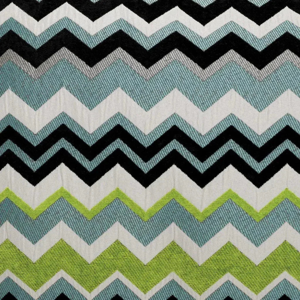 Chevron Green Throw Pillow With Insert - LOOMLAN - D.V. Kap - Throw Pillows