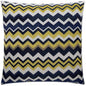 Chevron Navy Blue Throw Pillow With Insert - LOOMLAN - D.V. Kap - Throw Pillows