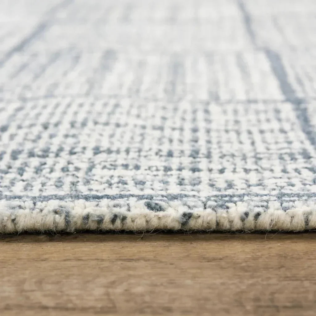 Chey Geometric Blue Area Rugs For Living Room - LOOMLAN - LOOMLAN - Area Rugs