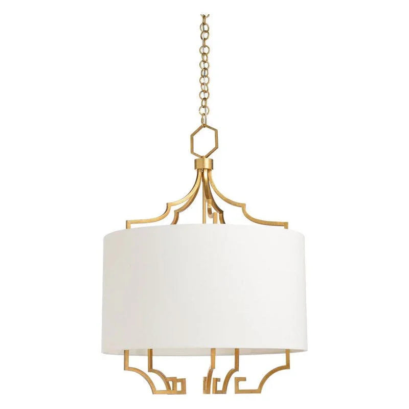 Chiara Gold Metal Frame Accent Chandelier - LOOMLAN - Chelsea House - Chandeliers