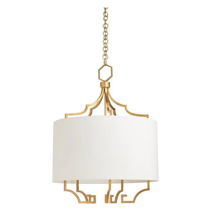 Chiara Gold Metal Frame Accent Chandelier - LOOMLAN - Chelsea House - Chandeliers