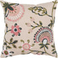 Chic Embroidered Pink Couch Pillow Insert - LOOMLAN - LOOMLAN - Throw Pillows