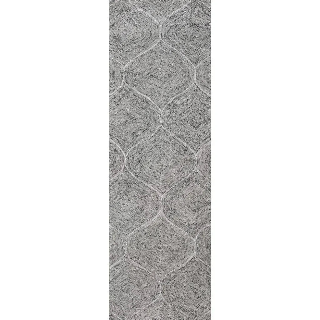 Chic Wool Gray Hallway Kitchen Runner Rug - LOOMLAN - LOOMLAN - Area Rugs