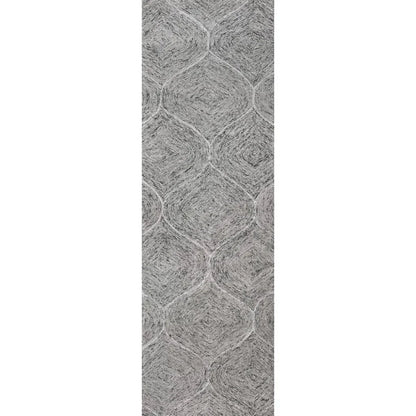 Chic Wool Gray Hallway Kitchen Runner Rug - LOOMLAN - LOOMLAN - Area Rugs