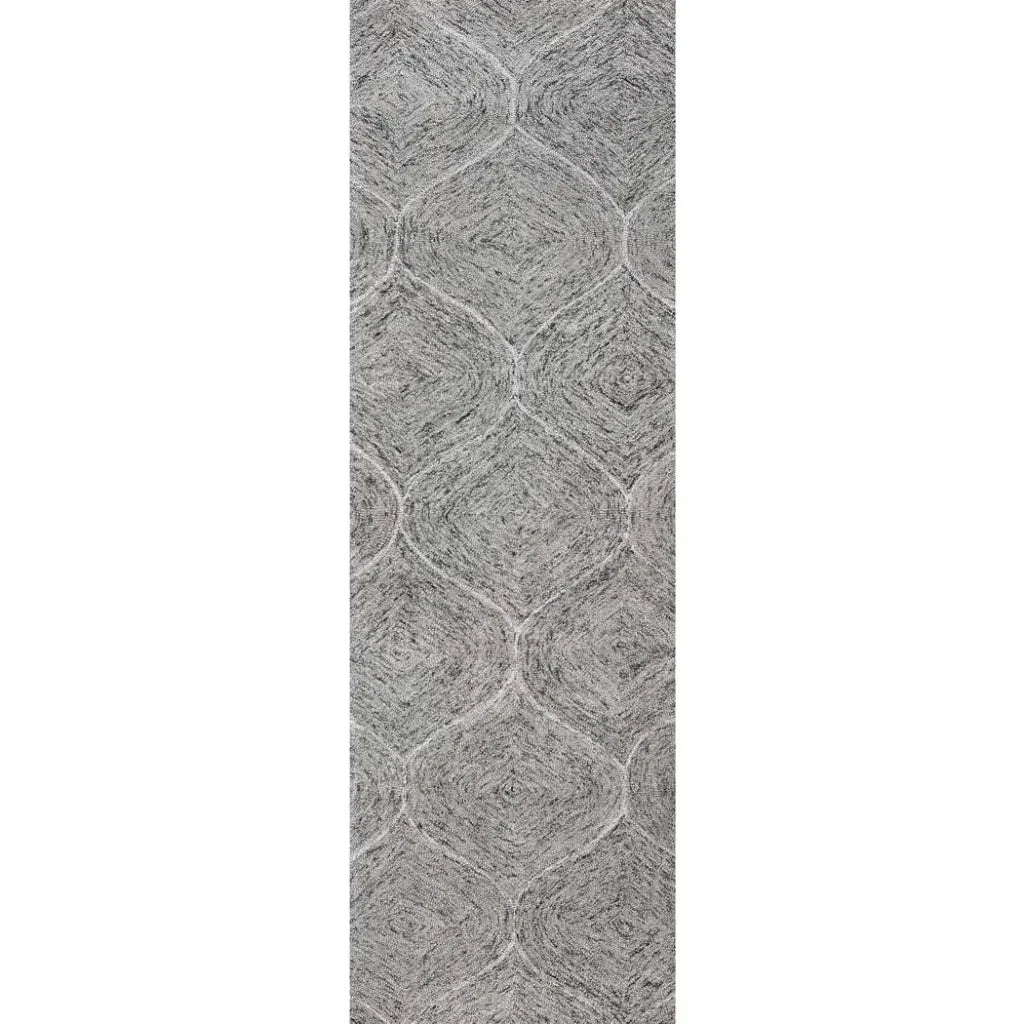Chic Wool Gray Hallway Kitchen Runner Rug - LOOMLAN - LOOMLAN - Area Rugs