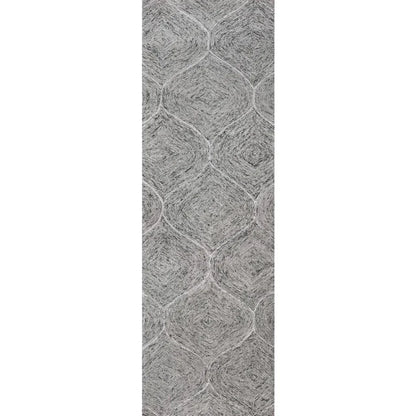 Chic Wool Gray Hallway Kitchen Runner Rug - LOOMLAN - LOOMLAN - Area Rugs