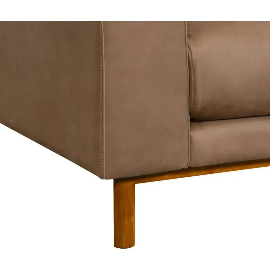 Chica Nubuck Leather Sofa Responsibly for - LOOMLAN - One For Victory - Sofas & Loveseats