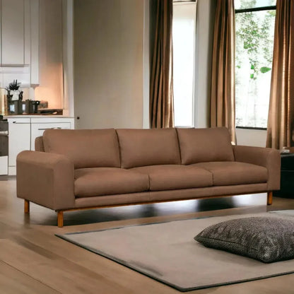 Chica Nubuck Leather Sofa Responsibly for - LOOMLAN - One For Victory - Sofas & Loveseats