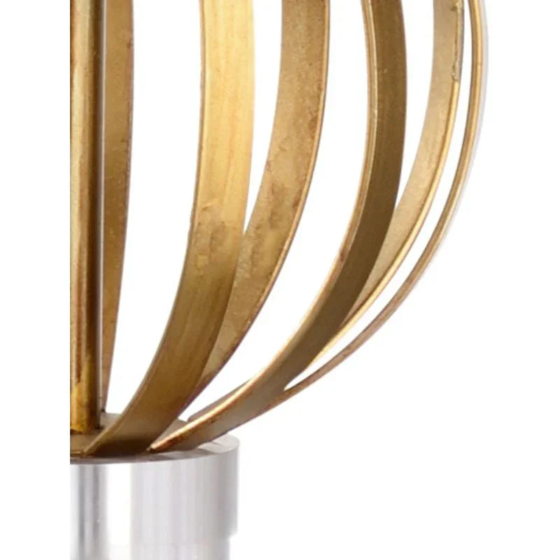 Chicago Modern Metallic Gold Design Table Lamp - LOOMLAN - Chelsea House - Table Lamps