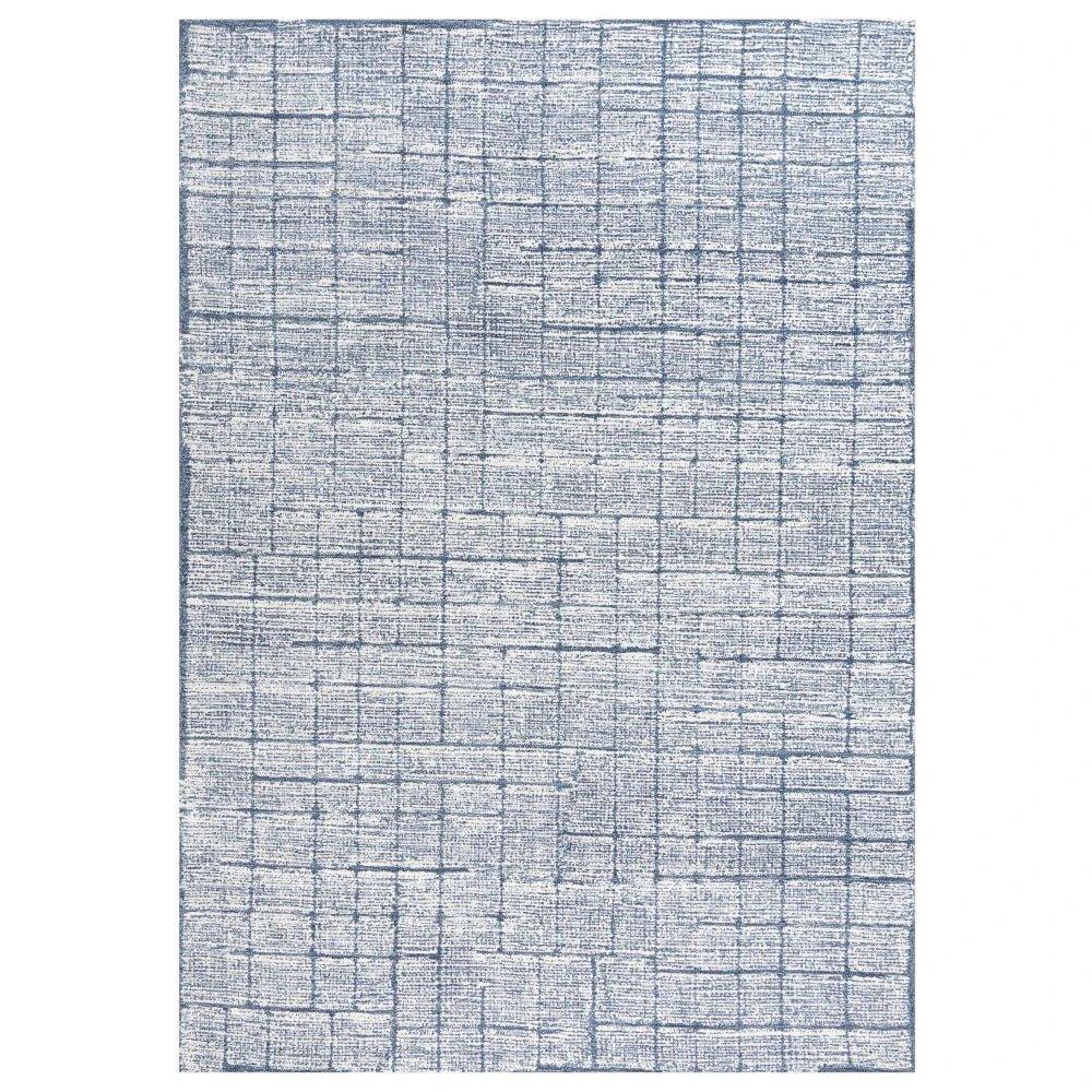 Chid Solid Blue Area Rugs For Living Room - LOOMLAN - LOOMLAN - Area Rugs