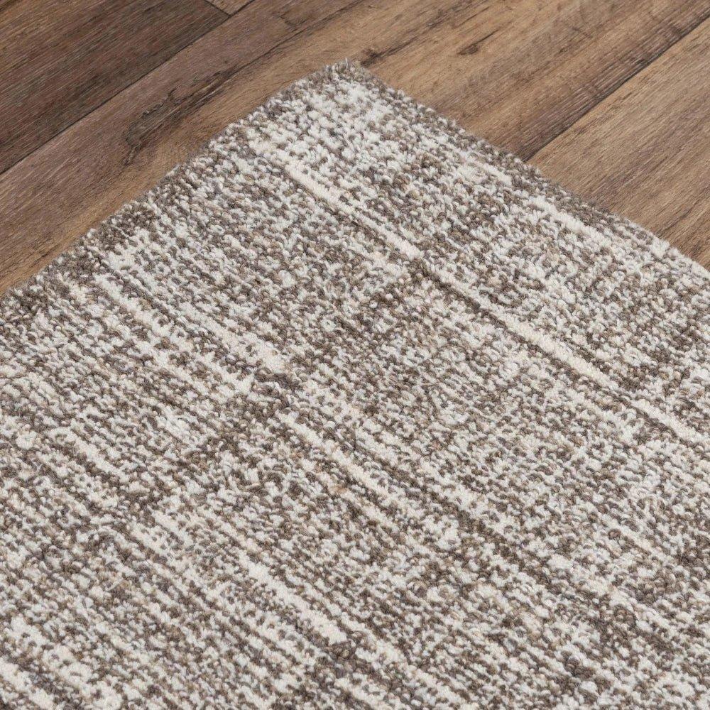 Chik Solid Brown Area Rugs For Living Room - LOOMLAN - LOOMLAN - Area Rugs
