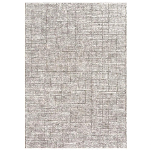 Chik Solid Brown Area Rugs For Living Room - LOOMLAN - LOOMLAN - Area Rugs