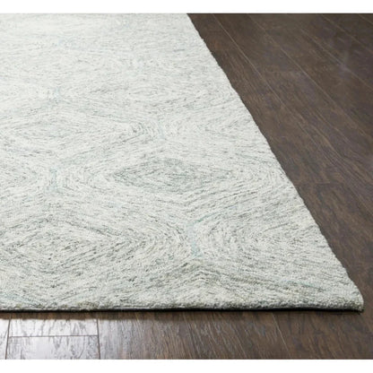 Chil Wool Green Hallway Kitchen Runner Rug - LOOMLAN - LOOMLAN - Area Rugs