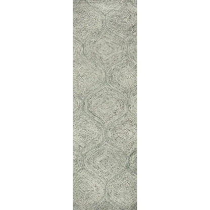 Chil Wool Green Hallway Kitchen Runner Rug - LOOMLAN - LOOMLAN - Area Rugs