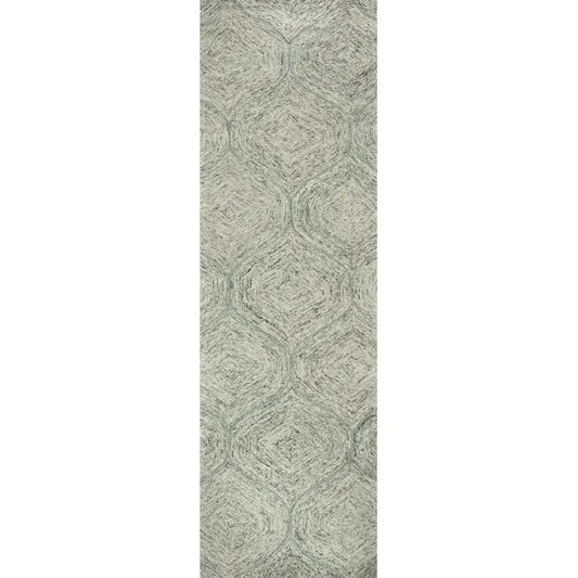 Chil Wool Green Hallway Kitchen Runner Rug - LOOMLAN - LOOMLAN - Area Rugs