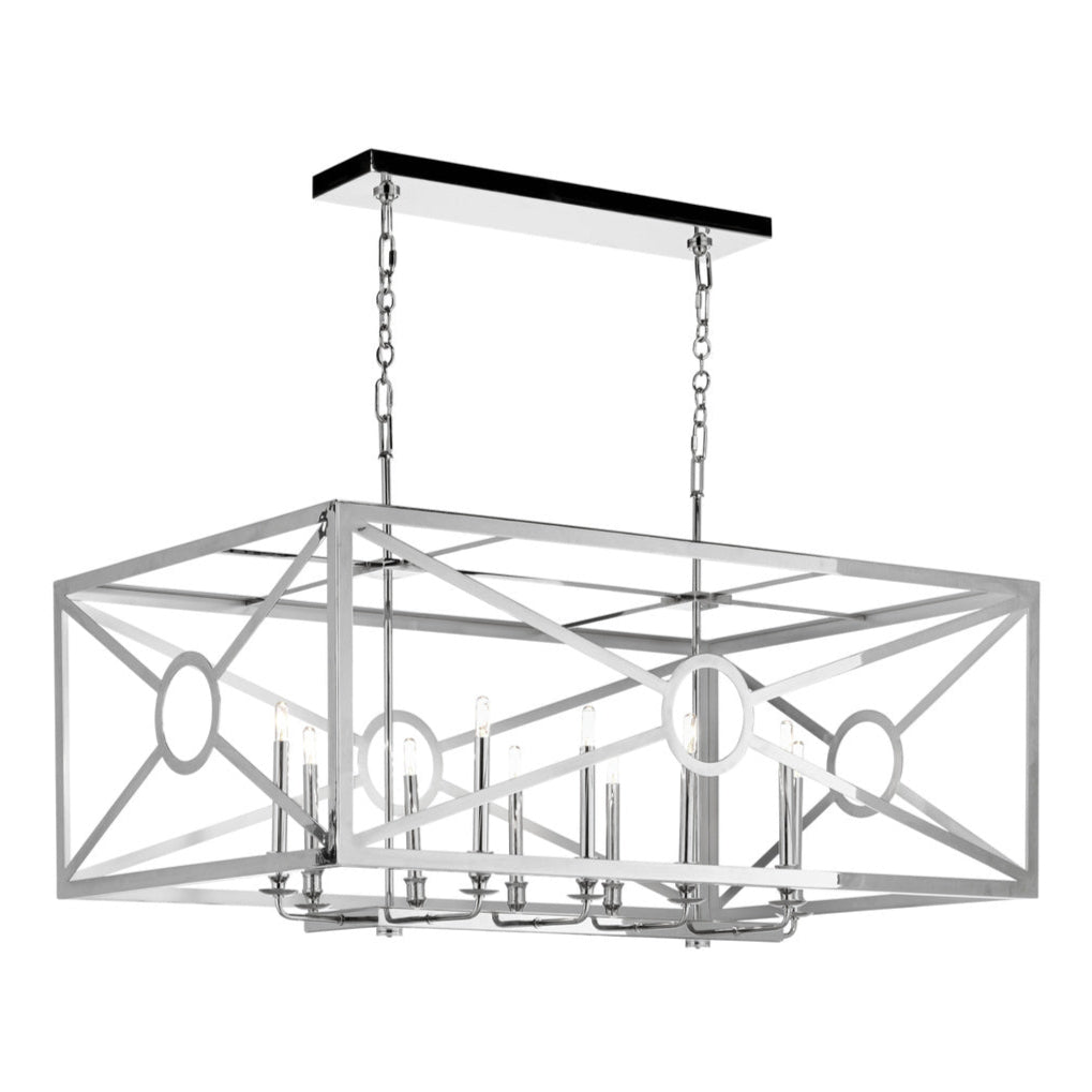 Chilton Grove Metalic Silver Chandelier