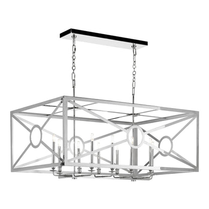 Chilton Grove Metalic Silver Chandelier