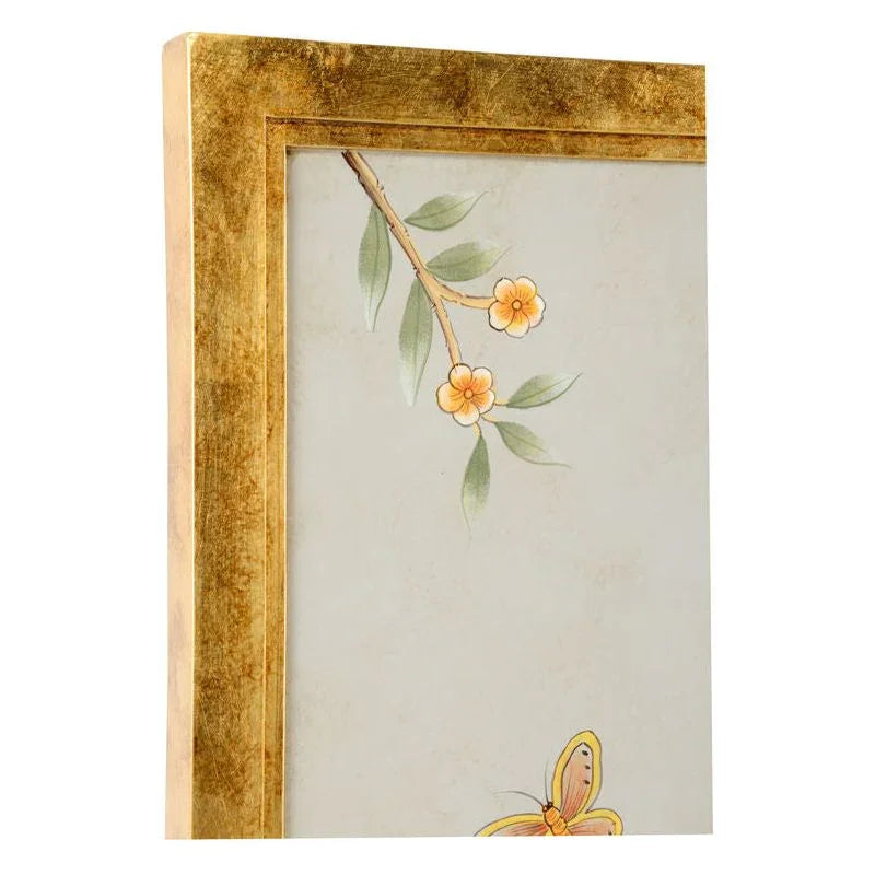 Chinese Hand Painted Wooden Panel (PR)-Framed Wall Art-Chelsea House-LOOMLAN