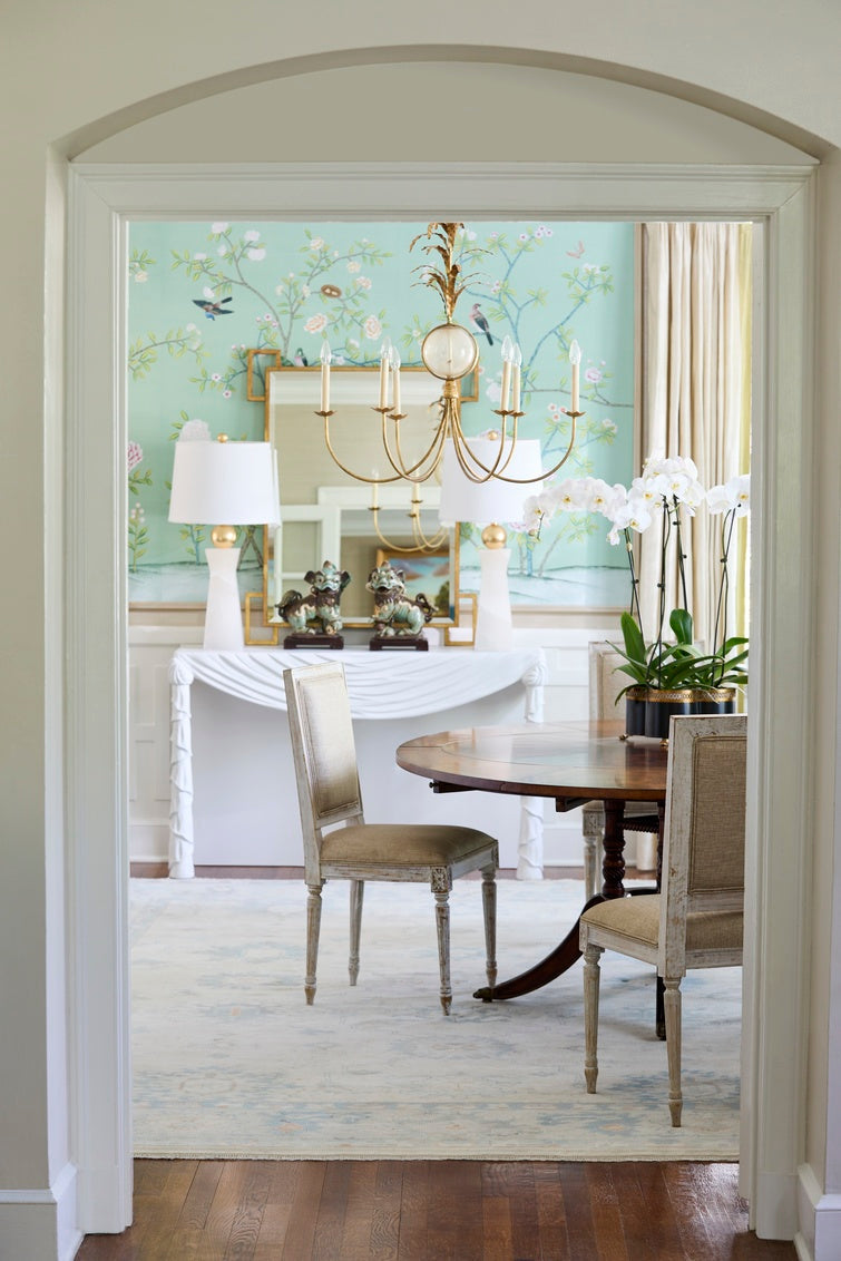 Chinese Porcelain Green Dogs Sculpture (Pr)