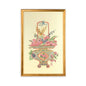 Chinoiserie Basket Hand Painted Artwork-Framed Wall Art-Chelsea House-Basket III-LOOMLAN