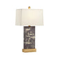 Chinoiserie Panel Hand Painted Table Lamp - LOOMLAN - Chelsea House - Table Lamps