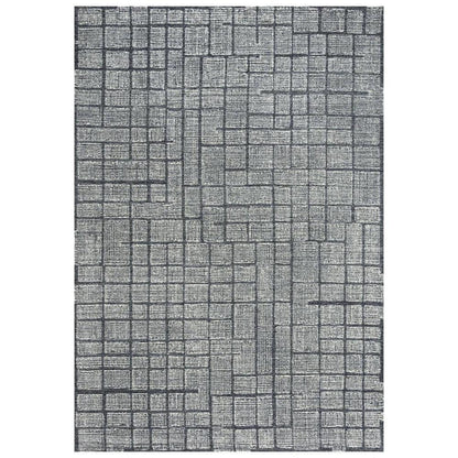 Chip Solid Charcoal Area Rugs For Living Room - LOOMLAN - LOOMLAN - Area Rugs