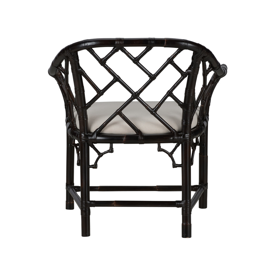 Chippendale Bamboo Rattan Arm Chair