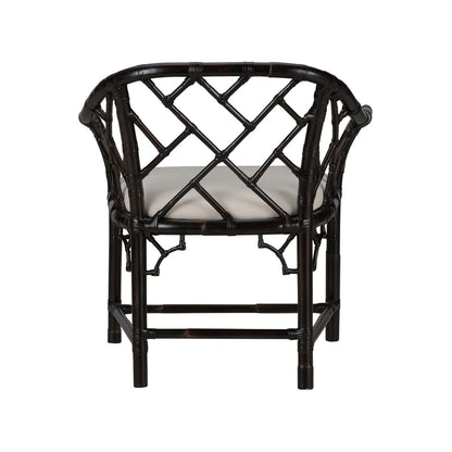 Chippendale Bamboo Rattan Arm Chair