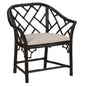 Chippendale Bamboo Rattan Arm Chair
