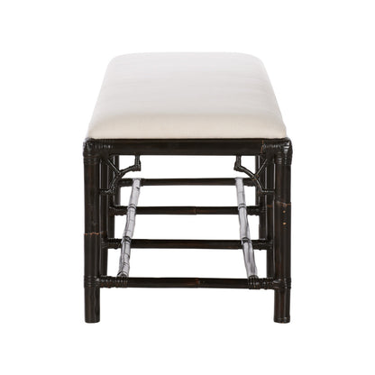 Chippendale Bamboo Rattan Bedroom Bench