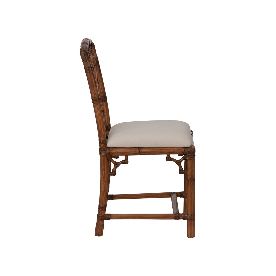 Chippendale Bamboo Rattan Dining Chair