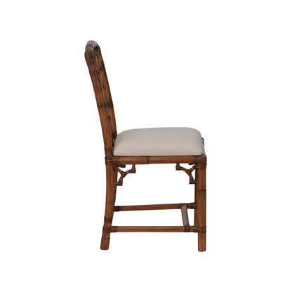 Chippendale Bamboo Rattan Dining Chair