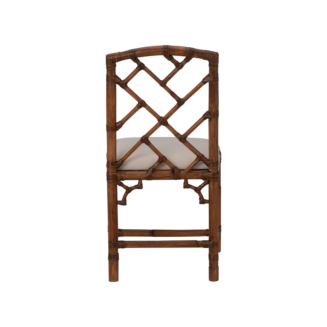 Chippendale Bamboo Rattan Dining Chair