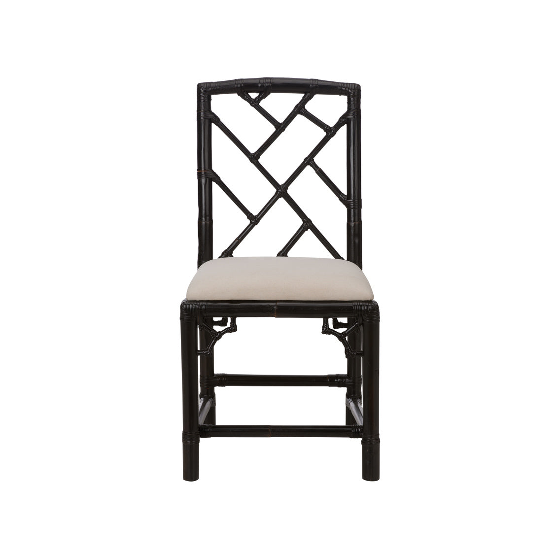 Chippendale Bamboo Rattan Dining Chair
