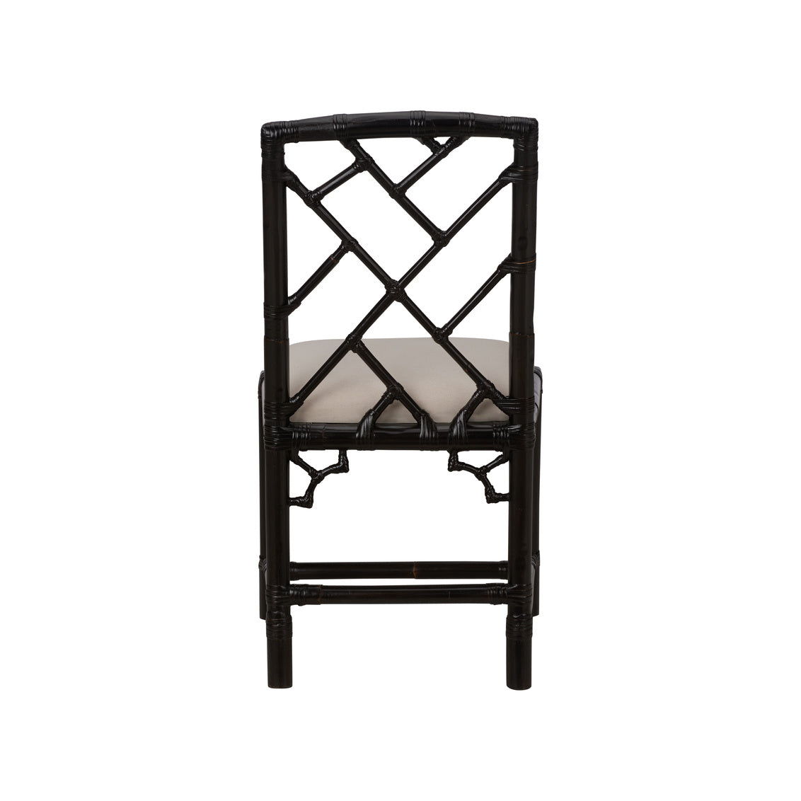 Chippendale Bamboo Rattan Dining Chair