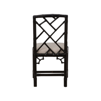 Chippendale Bamboo Rattan Dining Chair
