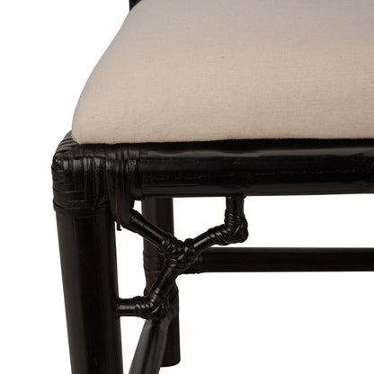 Chippendale Bamboo Rattan Dining Chair