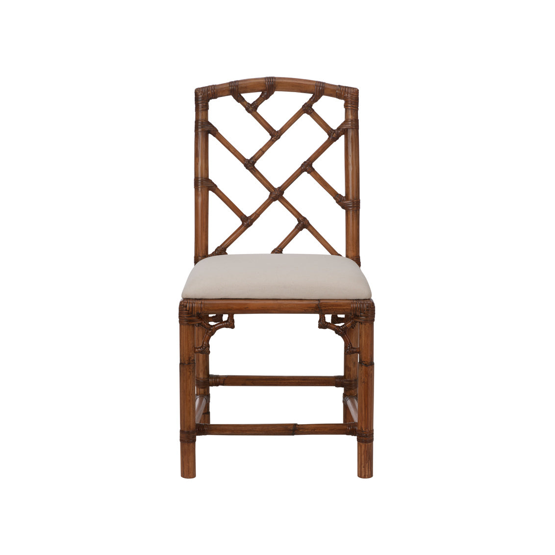 Chippendale Bamboo Rattan Dining Chair