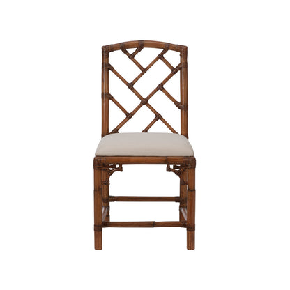 Chippendale Bamboo Rattan Dining Chair