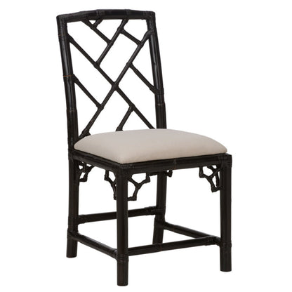 Chippendale Bamboo Rattan Dining Chair