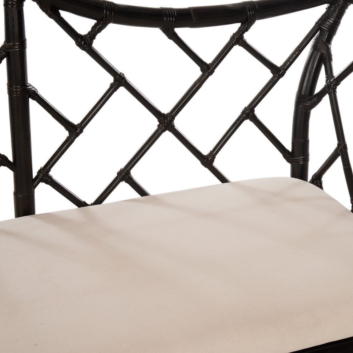 Chippendale Bamboo Rattan Settee