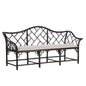 Chippendale Bamboo Rattan Settee