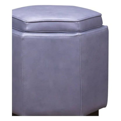 Chit Chat Unique Hexagonal Storage Swivel Ottoman - LOOMLAN - Olivia + Quinn - Ottomans