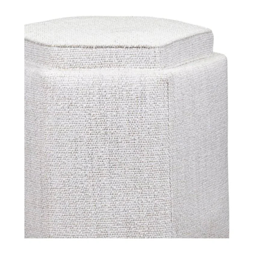 Chit Chat Unique Hexagonal Storage Swivel Ottoman - LOOMLAN - Olivia + Quinn - Ottomans