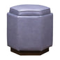 Chit Chat Unique Hexagonal Storage Swivel Ottoman - LOOMLAN - Olivia + Quinn - Ottomans