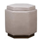 Chit Chat Unique Hexagonal Storage Swivel Ottoman - LOOMLAN - Olivia + Quinn - Ottomans