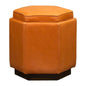 Chit Chat Unique Hexagonal Storage Swivel Ottoman - LOOMLAN - Olivia + Quinn - Ottomans