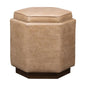 Chit Chat Unique Hexagonal Storage Swivel Ottoman - LOOMLAN - Olivia + Quinn - Ottomans